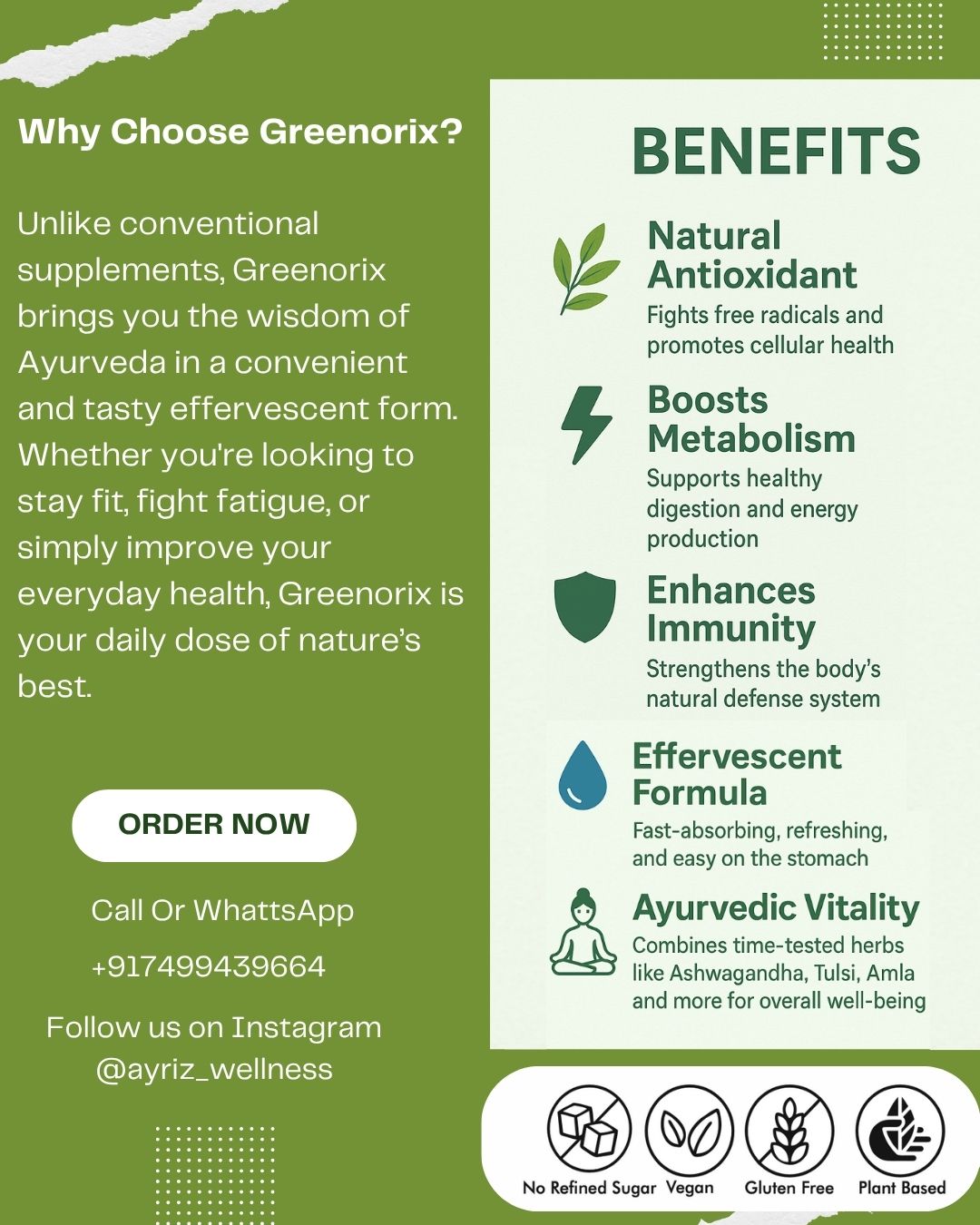 GREENORIX Effervesent Tablets