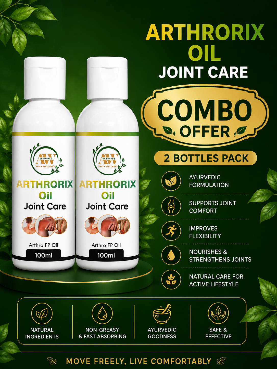Arthrorix Oil Combo Pack